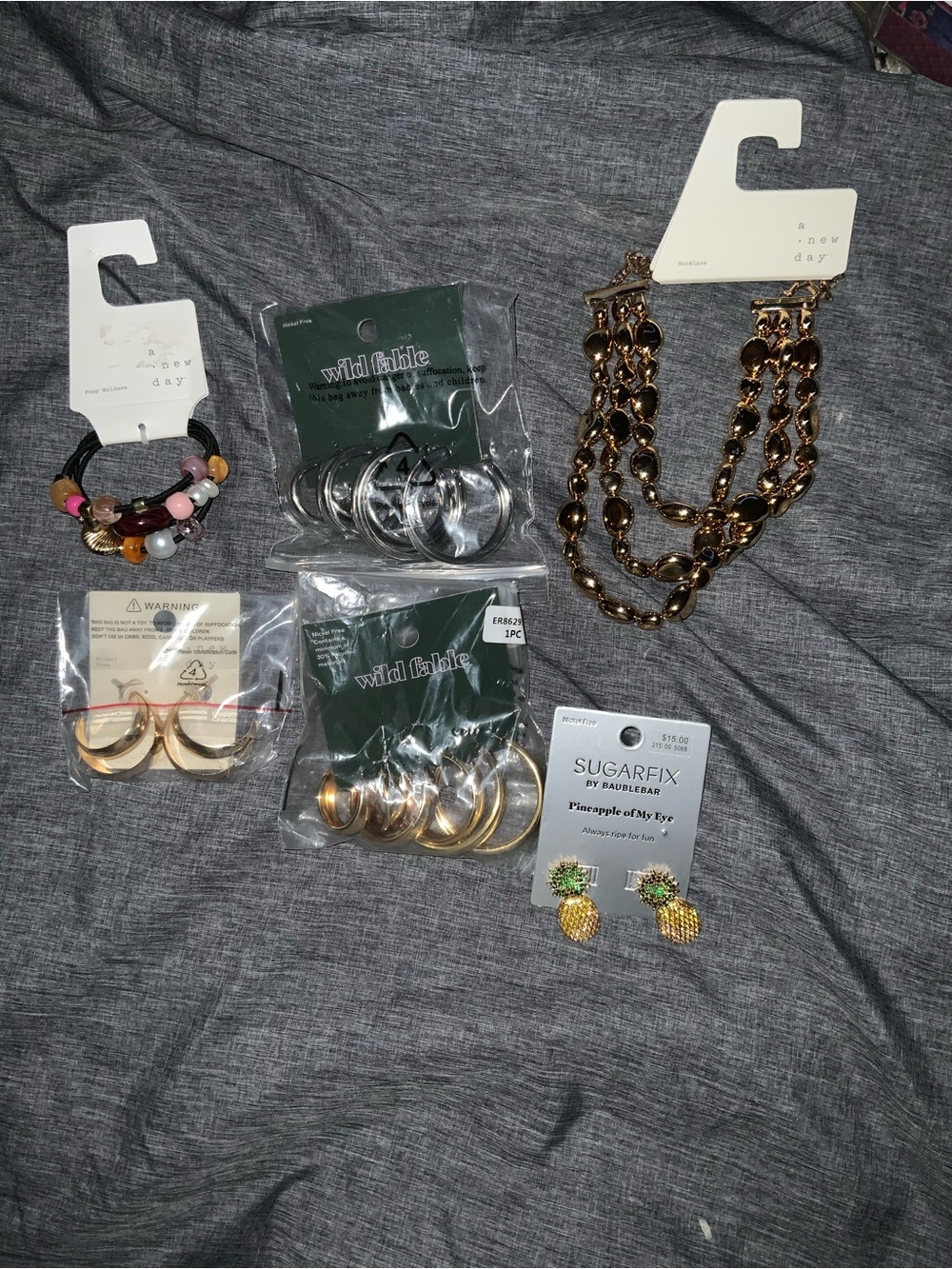 6 piece variety jewelry